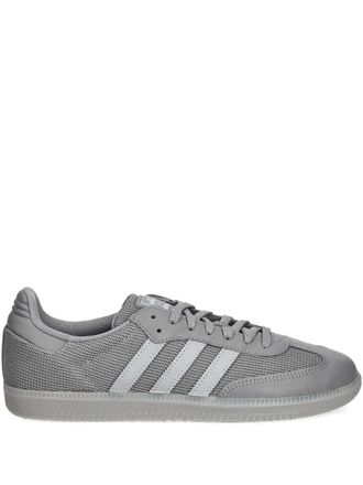 adidas Samba OG stripes sneakers - men - Calf Leather/Calf Leather/Rubber/Fabric - 8.5 - Grey