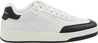 Saint Laurent BlackWhite Logo Sneakers