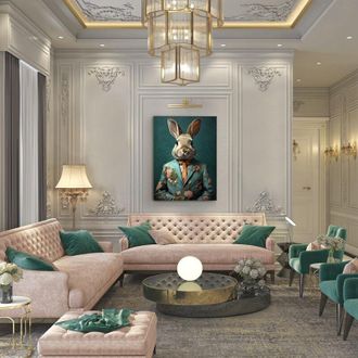 Schuller Schuller - Cuadro Acrilico Mr. Rabbit 90x120