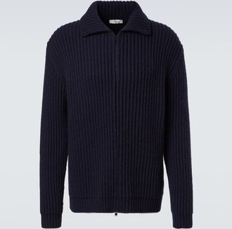 The Row Hornby cashmere zip-up cardigan