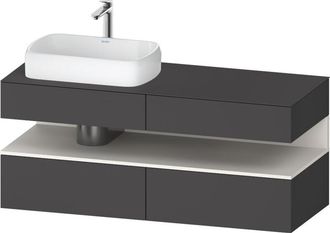 Duravit Qatego Consola Mueble Bajo Lavabo, 2 Extensiones, 2 - Duravit