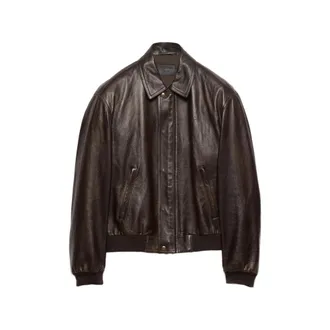 Prada Nappa-leather Bomber Jacket