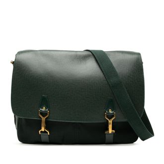 Louis Vuitton Dark Green Taiga Dersou Satchel