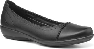 Hotter Robyn II Womens Casuals Classic Ballet Pump with Seam Detailing in Leather Wide EE Fit 5.5 UK