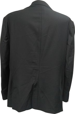 HUGO BOSS Single-Breasted Blazer in Black Wool