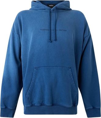 Diesel Felpa con cappuccio - - Sweatshirts & Hoodies - Uomo - Blu - L
