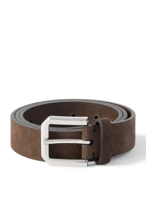 Brunello Cucinelli 3cm Suede Belt
