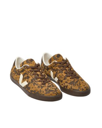 Veja Womens Sneakers Panenka Camel Suede Wild Country Trainers