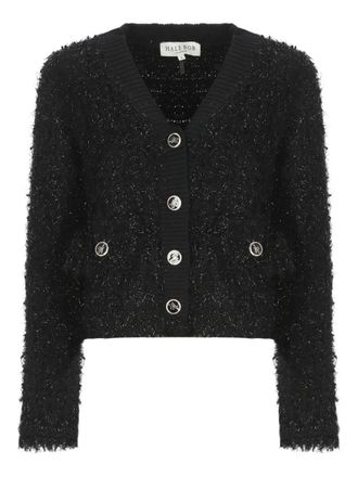 Hale Bob Cardigan con logo - Nero