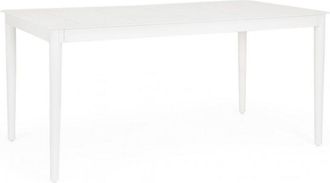 Konte Design Mesa aluminio blanco 160x90 cm