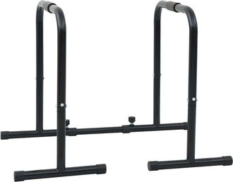 vidaXL Barra De Dips Manual Negro 116 X 66 X 74.5 Cm Vidaxl