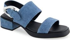Aerosoles Dantay Slingback Sandal in Blue Jean Denim Suede at Nordstrom Rack, Size 8.5