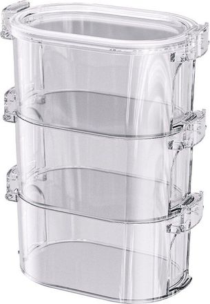 OEM Mini Recipientes Herm&eacute;ticos Para Almacenar Alimentos Con Tapa, De Pl&aacute;stico Transparente, Dulces, Frutos Secos, Caf&eacute; O T&eacute;