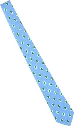 Kiton Accessoires, Heren, Blauw, ONE Size, Zeven-voudige Zijden Stropdas