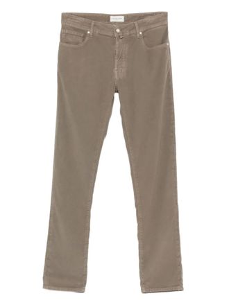 Jacob Cohen straight-leg trousers - men - Cotton - 35 - Grey