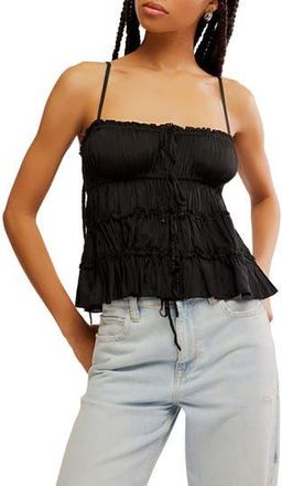 Free People Matilda Camisole in Black Combo at Nordstrom Rack, Size X-Small