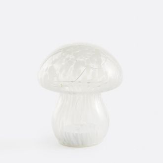 La Redoute Interieurs Decoratieve glazen ledlamp in paddenstoelvorm Onoki