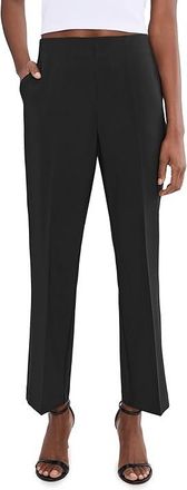 Nic+Zoe 28 Sleek Stretch Plaza Demi Boot Pants Womens Clothing Black Onyx : MD, Polyester/Spandex