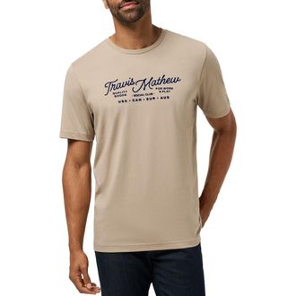 Travis Mathew Gate Crasher Graphic T-Shirt in Weathered Teak at Nordstrom, Size Xx-Large