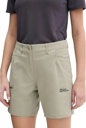 Jack Wolfskin Prelight Stride Shorts - Dames - Outdoor korte broeken - Groen - XS - Wol - Fitness