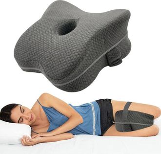 OEM Almohada De Rodilla Para Quienes Duermen De Lado: Almohada Ortop&eacute;dica De Espuma Viscoel&aacute;stica Para Las Piernas, Ayuda A Aliviar El Dolor De Rodilla, A