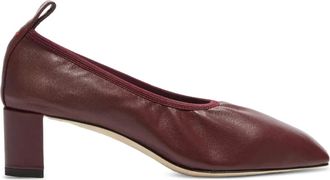 Aeyde 35 mm Narissa pumps met ruches - Rood