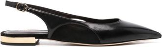 Chlo&eacute; Saada leather ballerina shoes - women - Calf Leather/Calf Leather/Calf Leather - 36.5 - Black