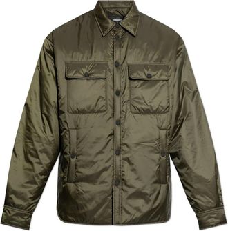 Dsquared2 Jacket met kraag - Heren - Zomerjassen - Groen - XL - Polyester - Jassen