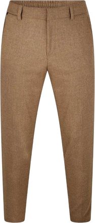 HUGO BOSS Heren Genius Virgin Wool Regular Broek (Medium Beige)