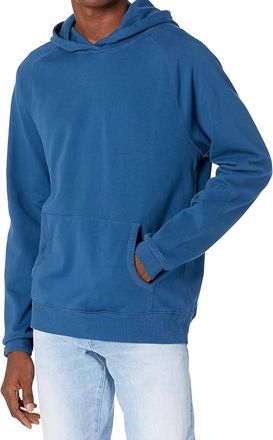 Paige Royce Long Sleeve Hooded Pullover Sweatshirt In Deep Mediterranean