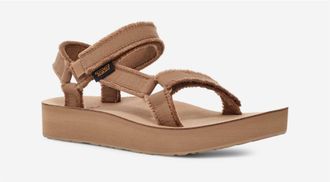 Teva Midform Universal Canvas Dames Beige Sandalen