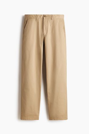 H&M Baumwollchino in Relaxed Fit - Beige