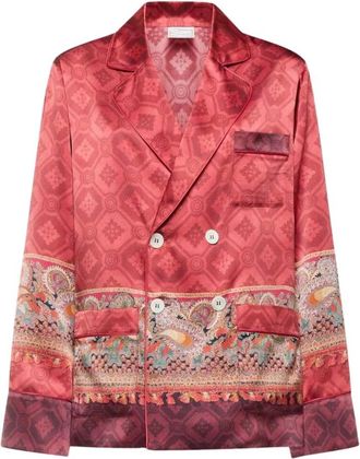 Pierre-Louis Mascia Mutka Jacket - Dames - Blazers - Rood - M - Denim - Jassen