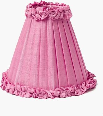 Mrs. Alice Pink Frilled Silk Lampshade at Nordstrom