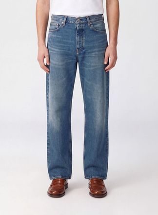 Sunflower Jeans a gamba larga in denim di cotone biologico a vita media