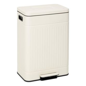 5five Simply Smart Papelera Nova Con Pedal 2x30l Beige 45,5x36,5x67 Cm - 5five