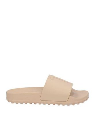 サンダル・ミュール TOD'S Brown Suede Thong Slippers Biker studded suede thong sandals in brown - Alaia | Mytheresa