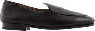 Bally Black Leather Loafers, Brand Size 9 ( US Size 10 )