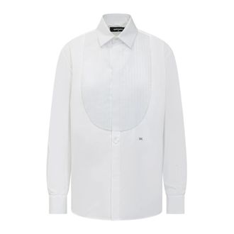 Dsquared2 Shirts, female, White, Size: M Tuxedo Shirt