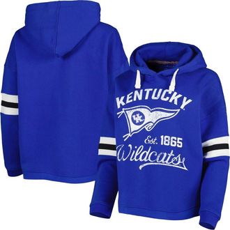 Pressbox Womens Pressbox Royal Kentucky Wildcats Super Pennant Pullover Hoodie at Nordstrom, Size Small