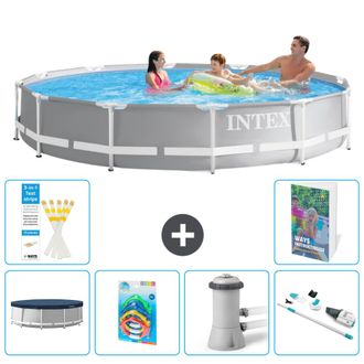 Intex Piscina Prism Frame Redonda - 366x76 Cm - 7-piezas S68
