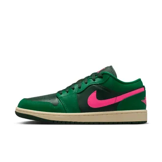 Nike Jordan Womens Air Jordan 1 Low Shoes in Green | DC0774-300