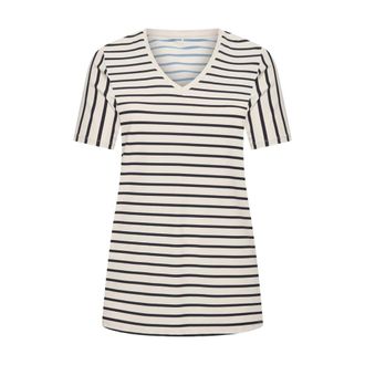 Plus Basics Dames, Tops, Veelkleurig, Maat: 4XL Denim