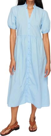 Nation Ltd Liliya Button Thru Dress In Shirting