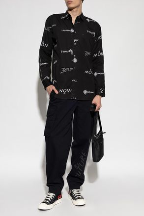 Comme Des Gar&ccedil;ons Comme Des Gar&ccedil;ons Shirt Shirt With Print, Mens, Black