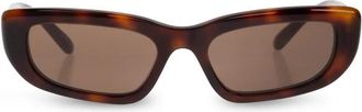 Balenciaga Dynasty Rechthoekige Zonnebril - unisex - Zonnebrillen - Bruin - ONE Size - Accessoires