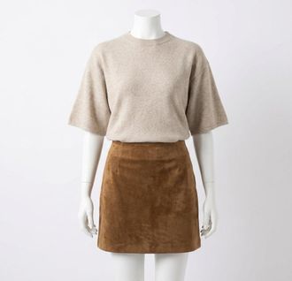 Z Supply Ciera Mini Skirt In Coconut