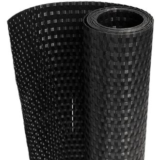 vidaXL Toldo Para Balc&oacute;n Rat&aacute;n Sint&eacute;tico Negro 1000x90 Cm Vidaxl