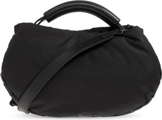 Moschino Kleine gewatteerde nylon hobo tas - Dames - Handtassen - Zwart - ONE Size - Nylon - Tassen