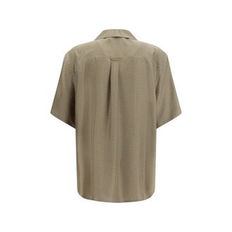 Saint Laurent Geometric Print Shirt